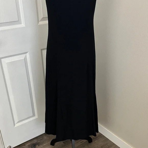 Eileen Fisher Black Maxi Dress - Picture 6 of 10